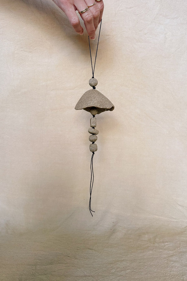 Small Unglazed Ceramic Bell 29