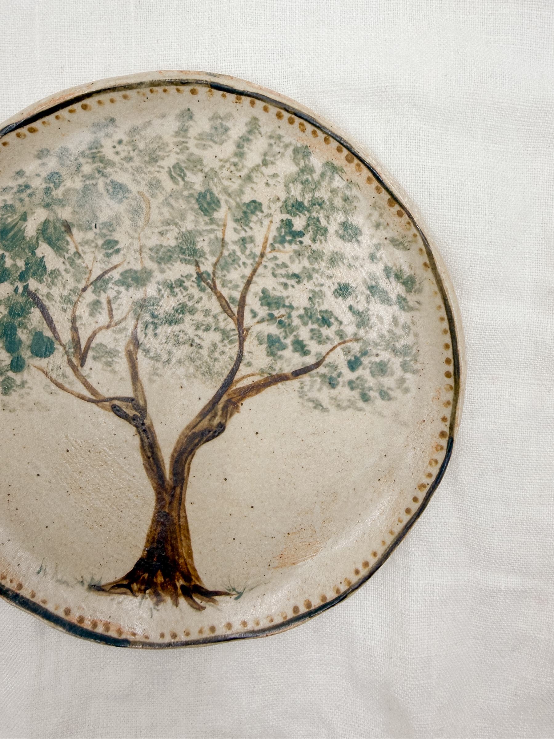 6” Oak Tree Plate – Rachel Pally