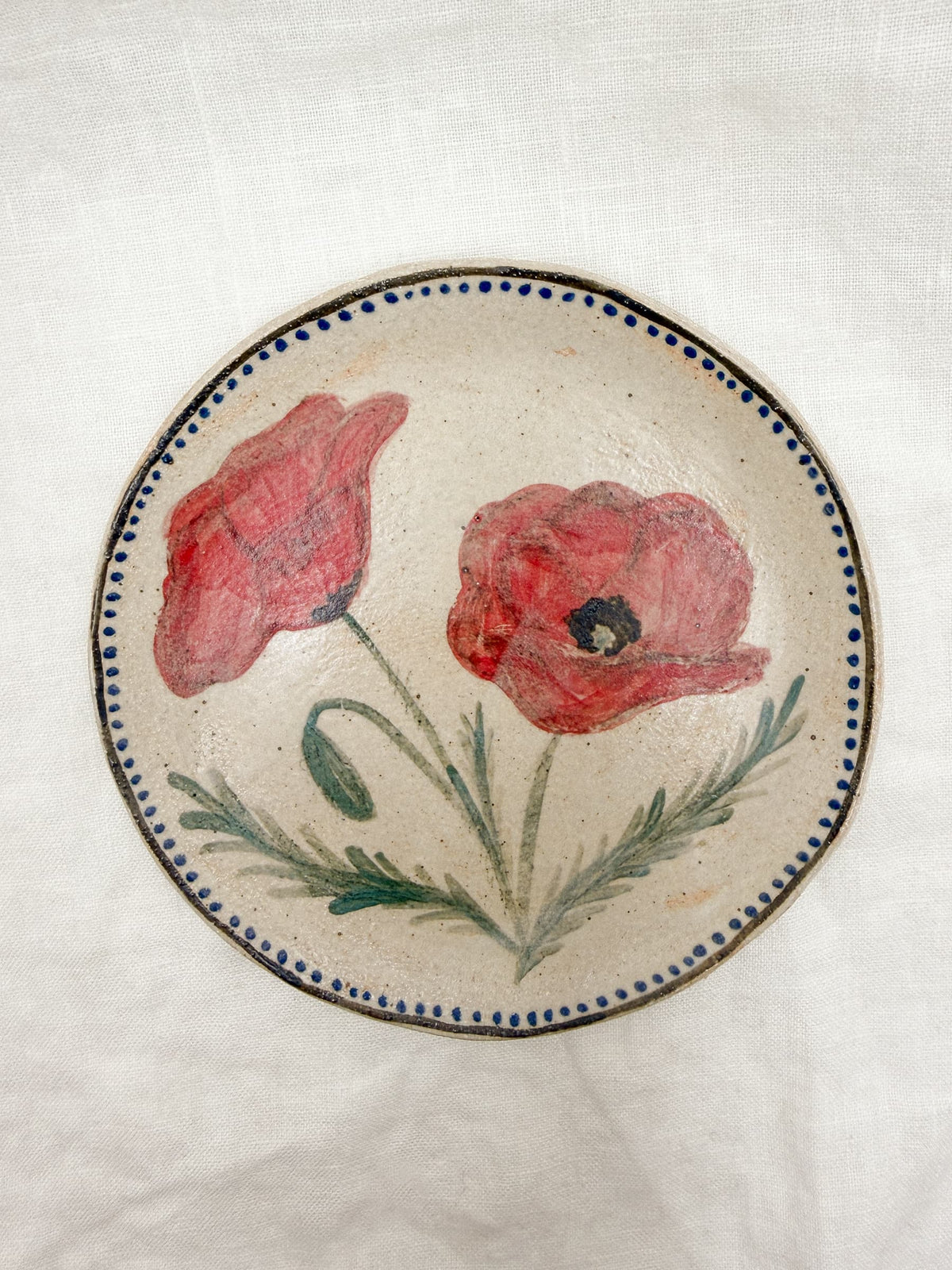 6” Poppy Plate