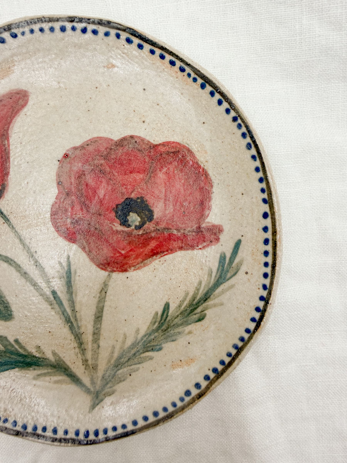 6” Poppy Plate