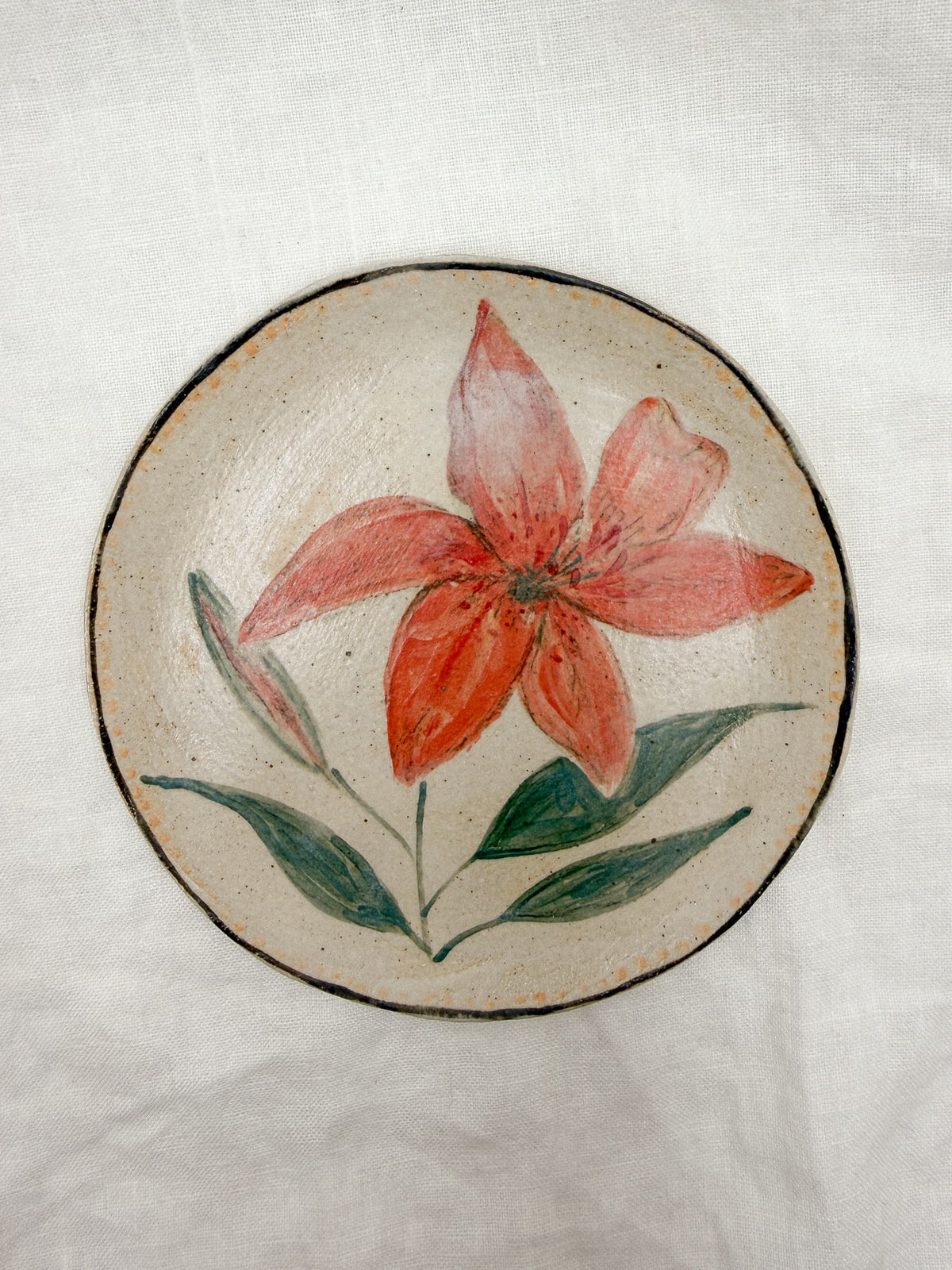 6” Lily Plate