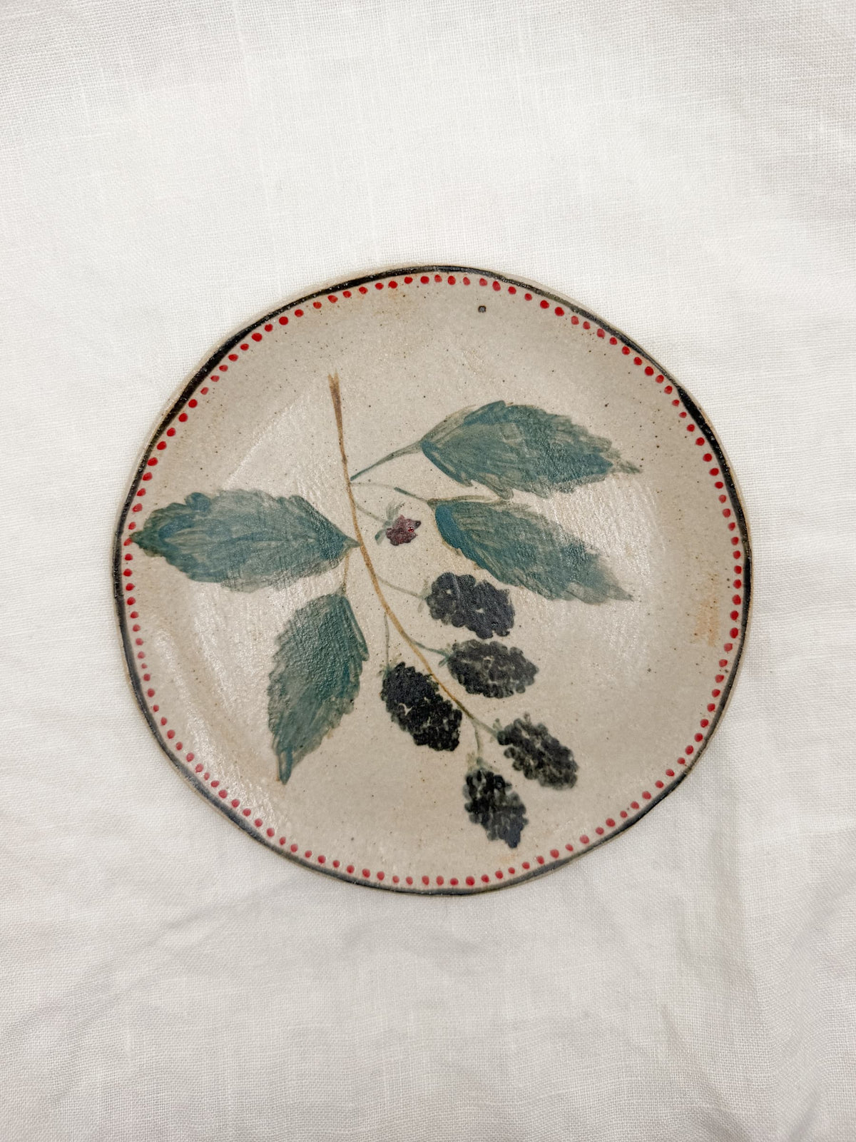 6” Blackberry Plate