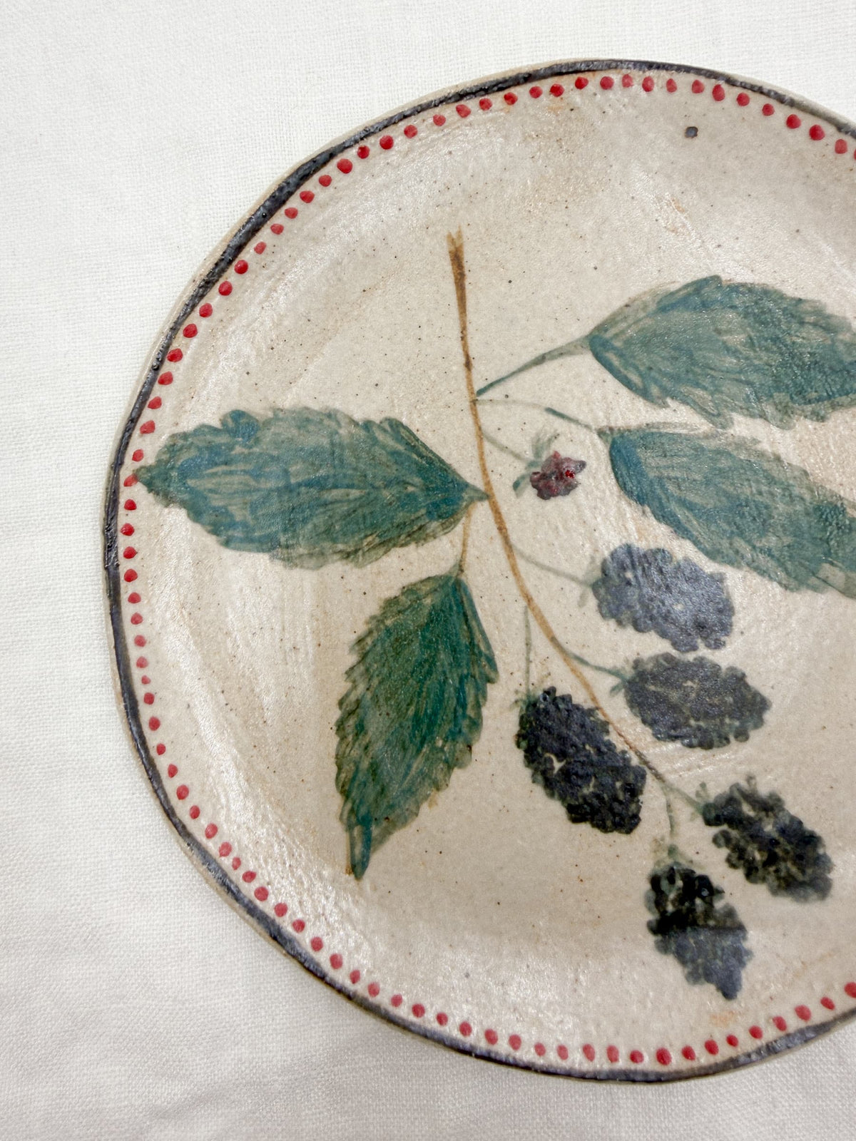 6” Blackberry Plate