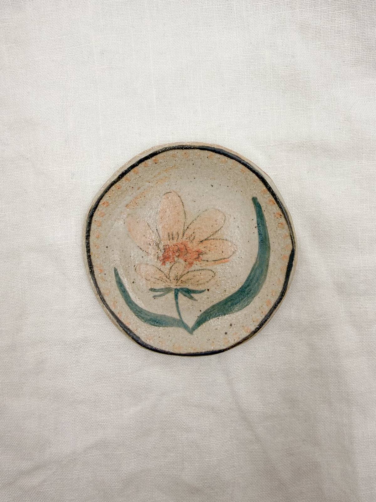 3” Peach Heliopsis Dish