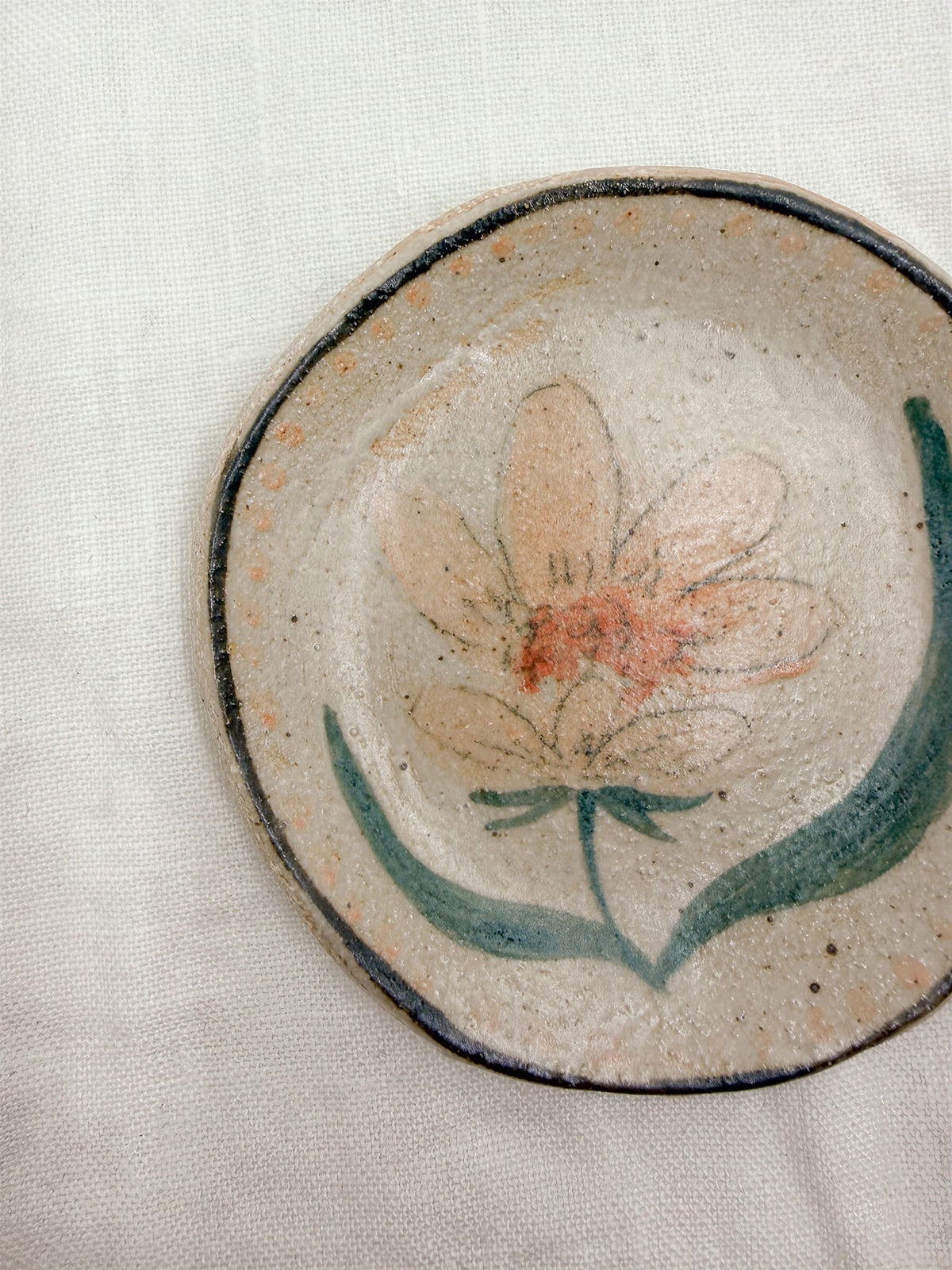 3” Peach Heliopsis Dish