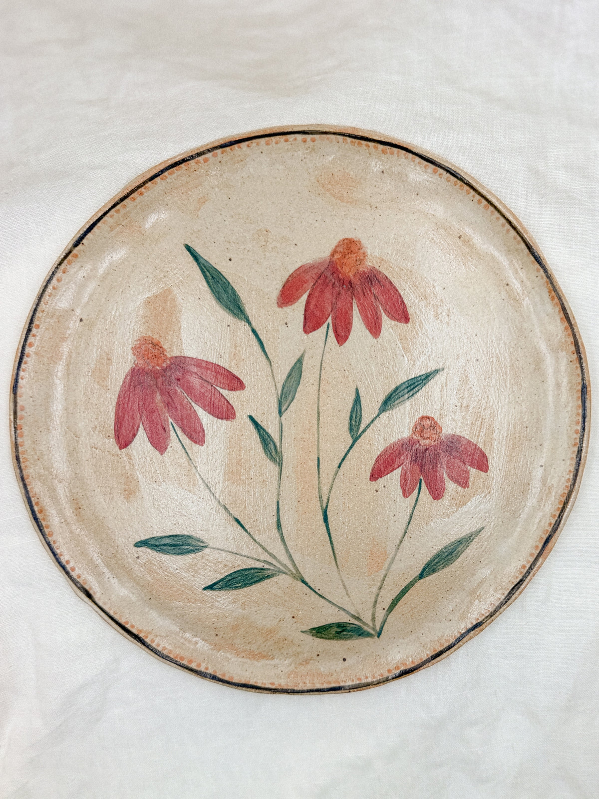 10” Echinacea Platter
