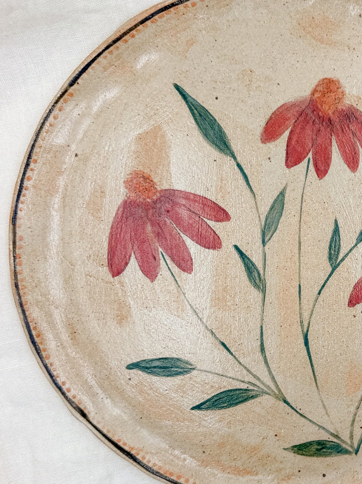10” Echinacea Platter