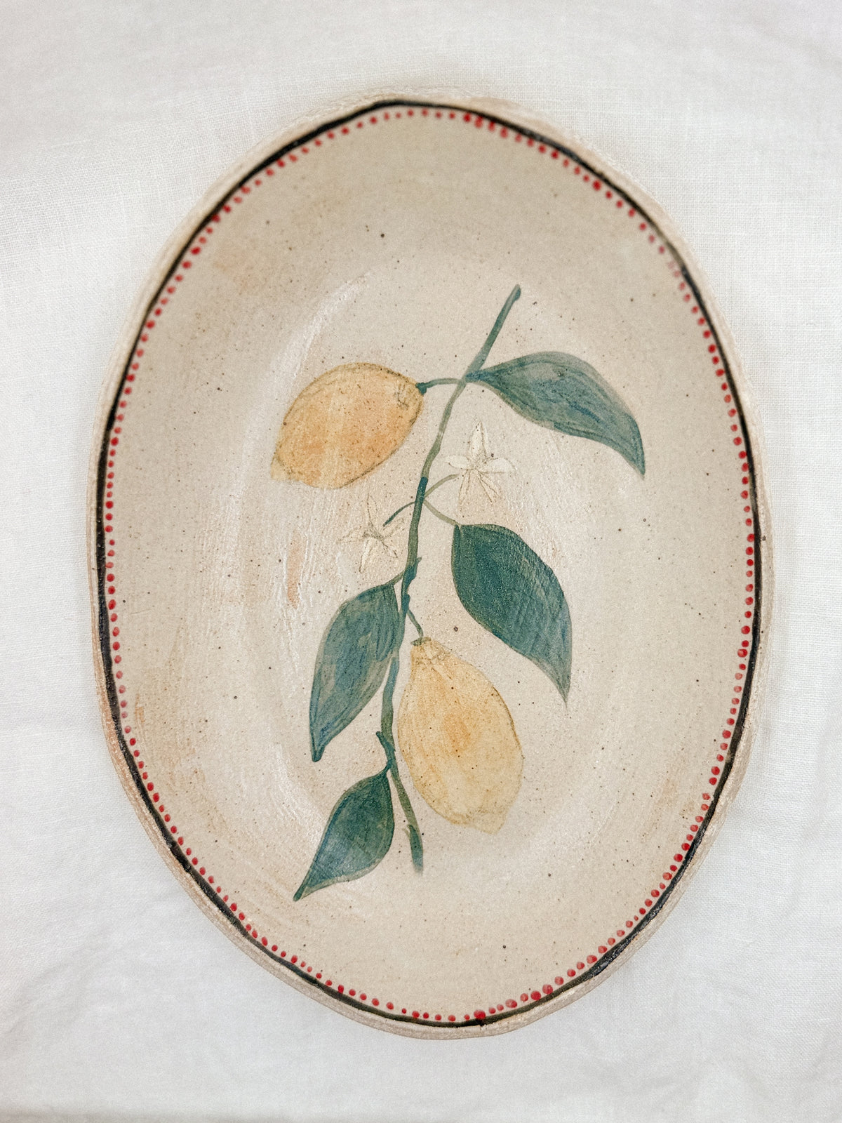 10” Oval Lemon Bowl