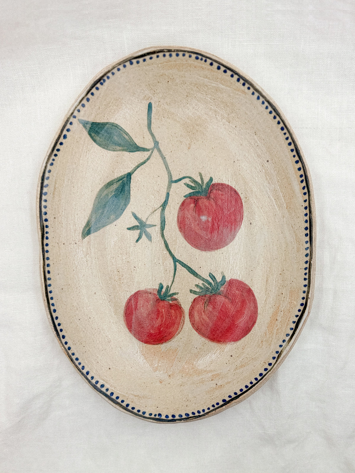 10” Oval Tomato Bowl