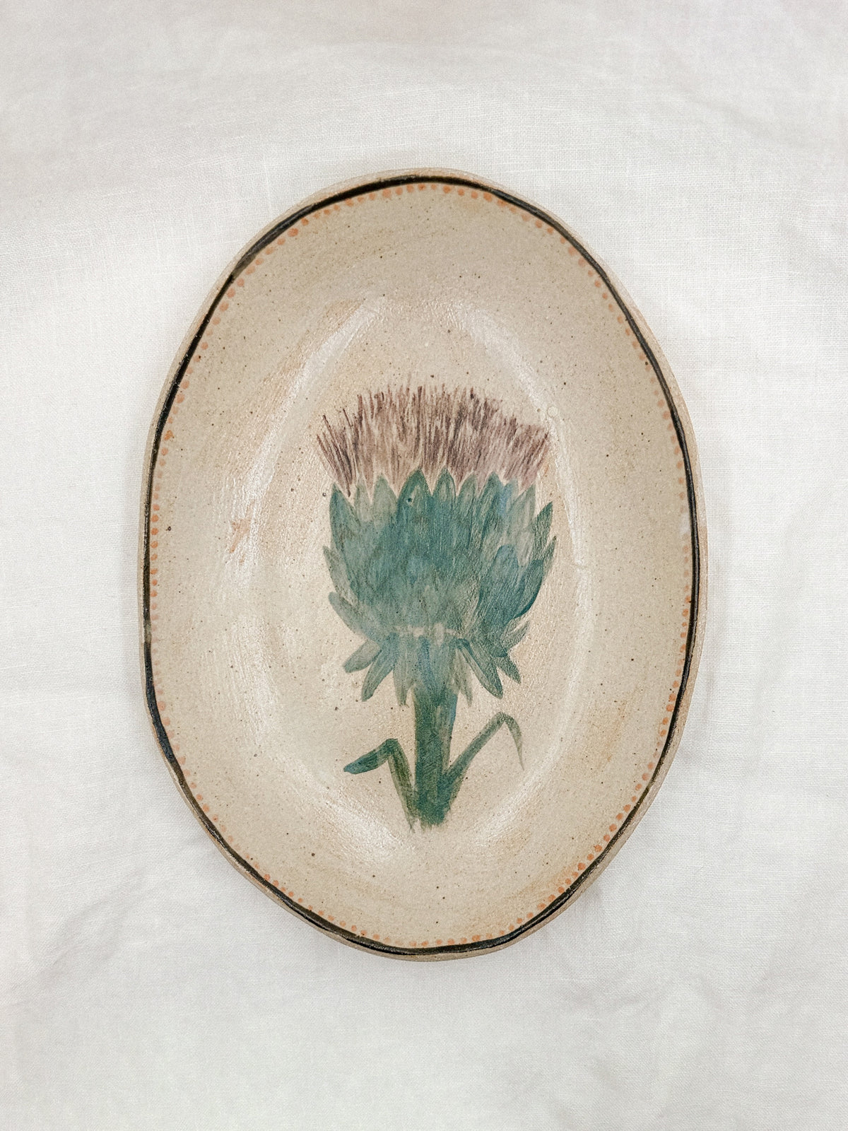 10” Oval Artichoke Bowl
