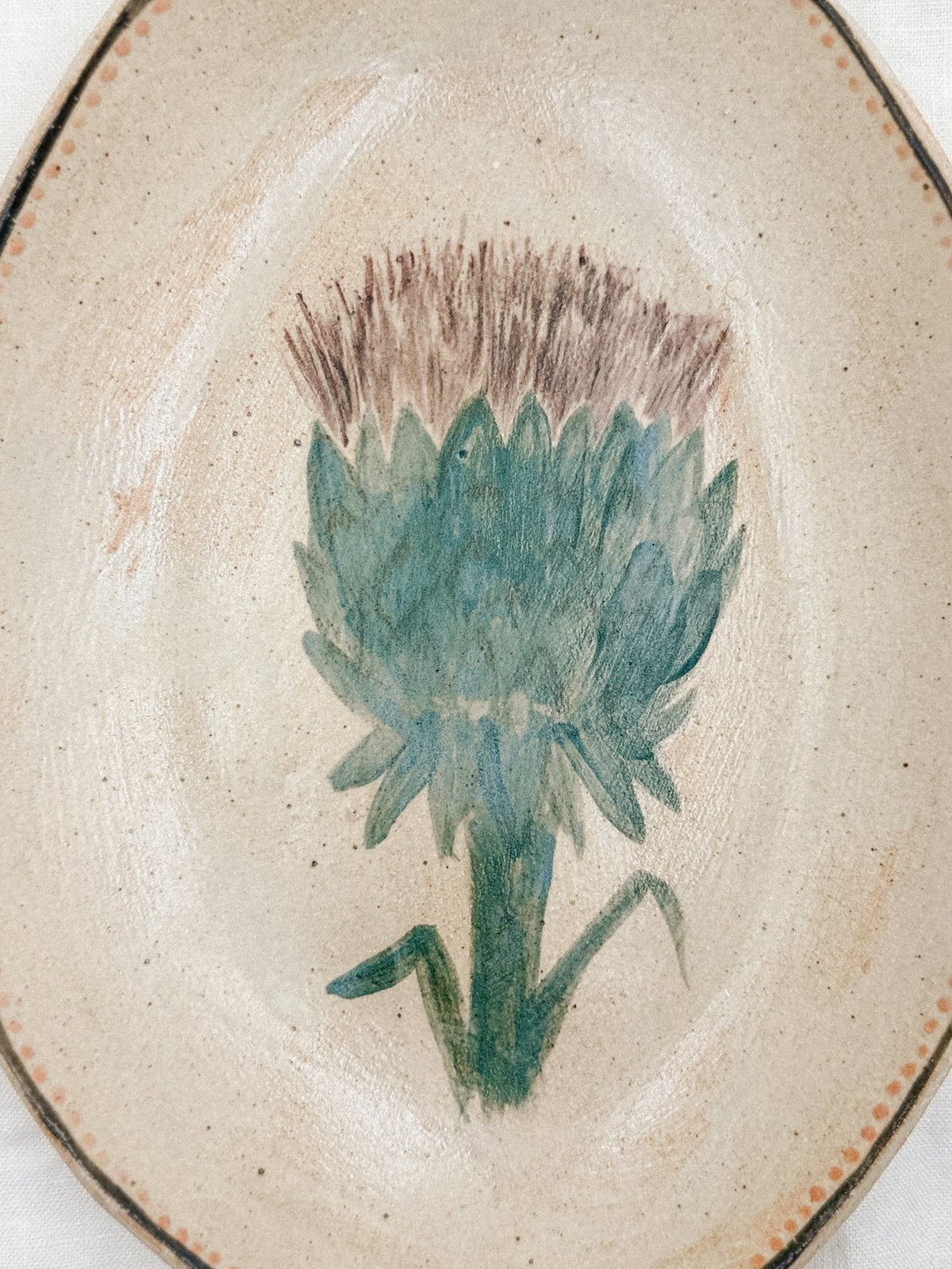 10” Oval Artichoke Bowl