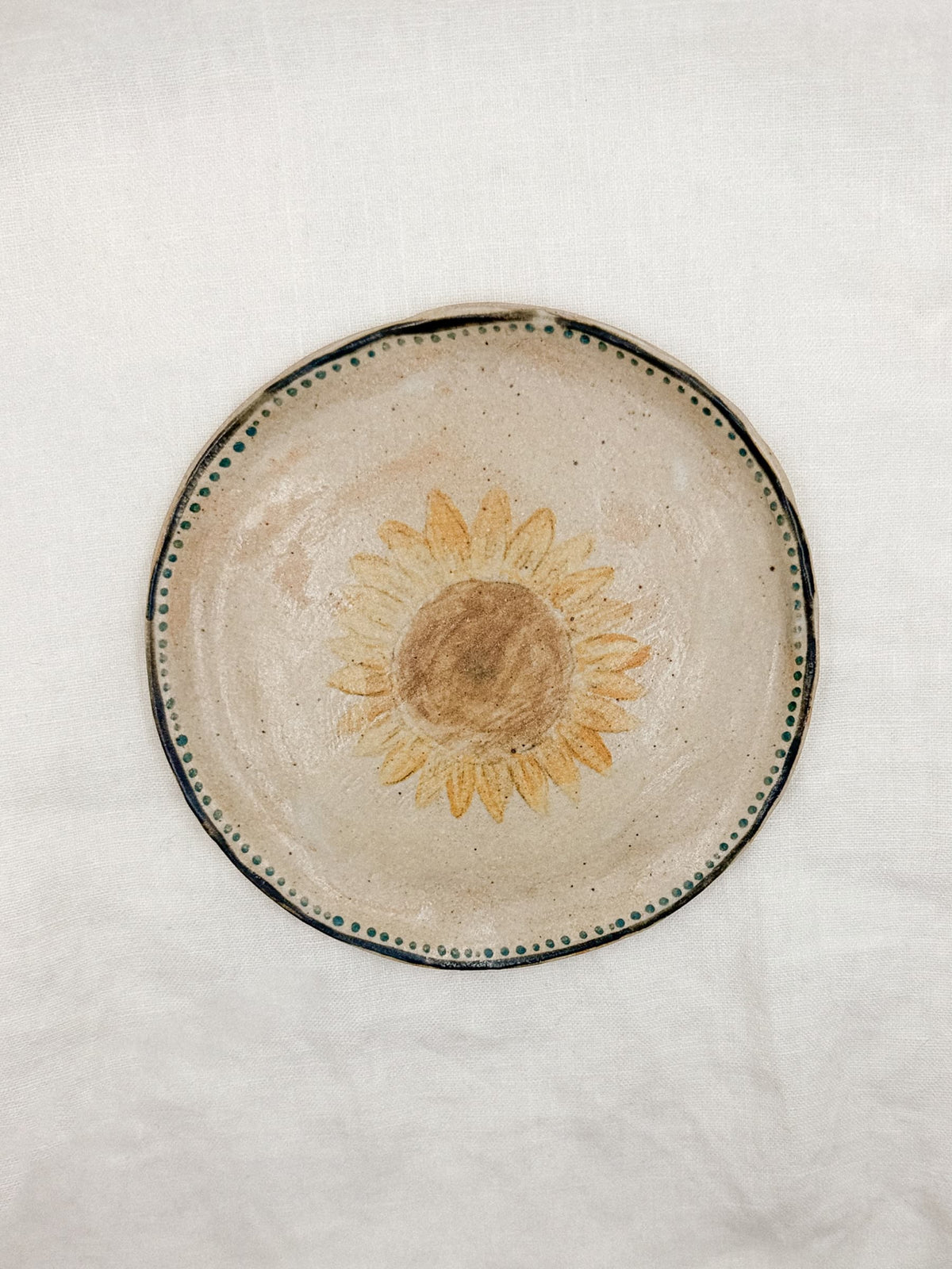 6” Sunflower Plate
