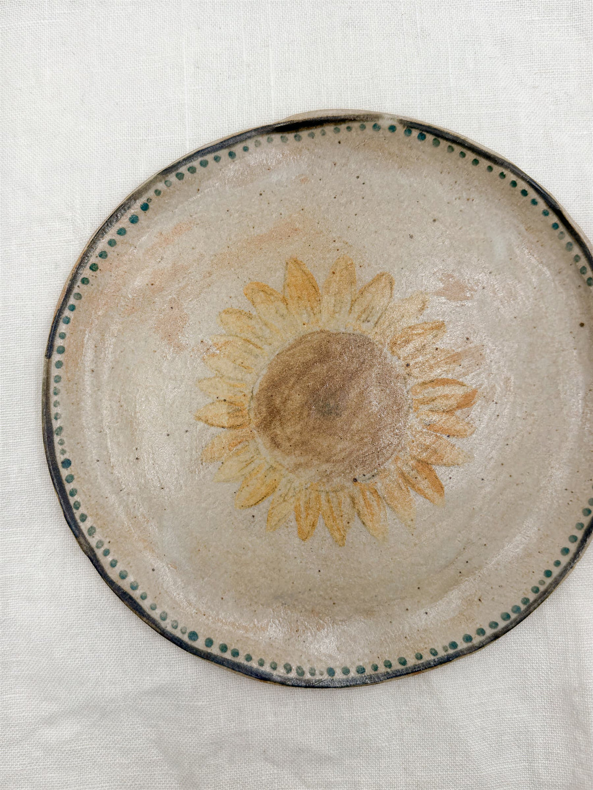 6” Sunflower Plate