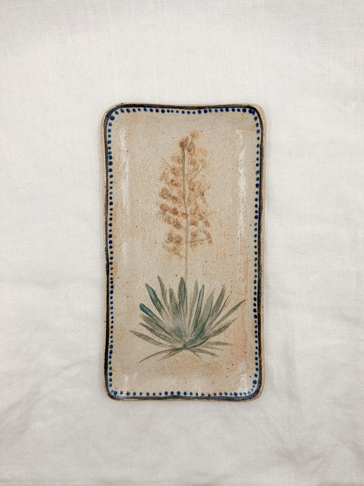 7” Flowering Agave Catchall