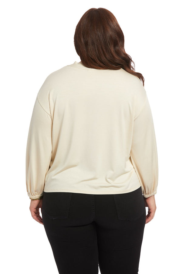 Amelie Top - Cream, Plus Size