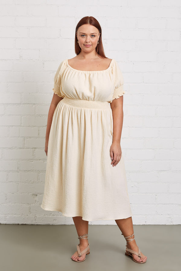 Gauze Melia Dress - Plus Size