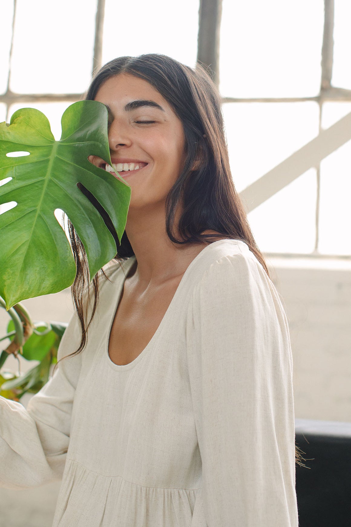 Linen Alice Natural Dress | Rachel Pally