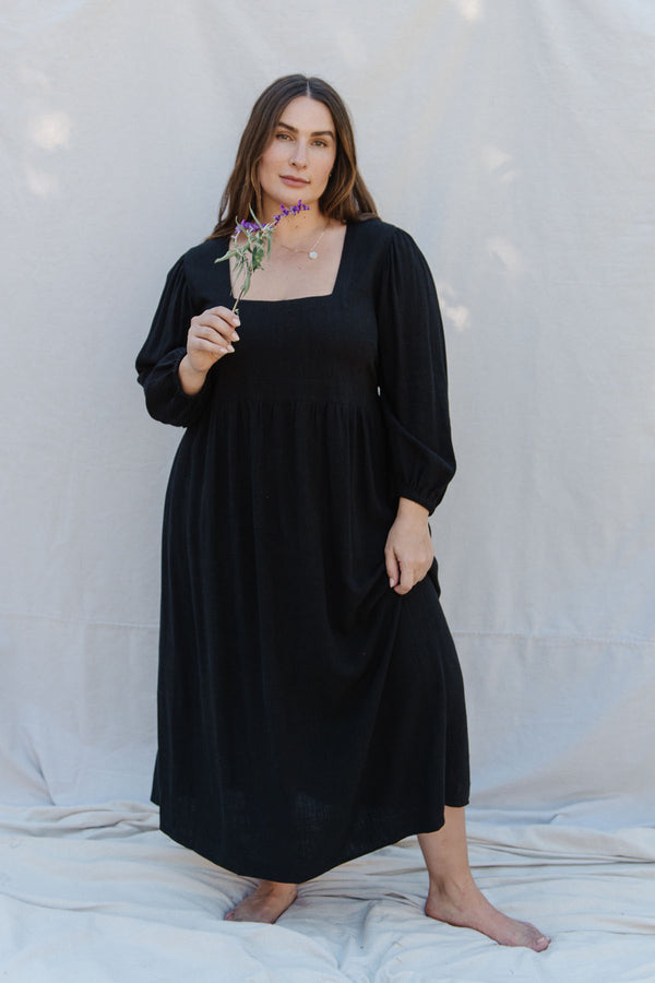 Linen Cara Dress - Plus Size