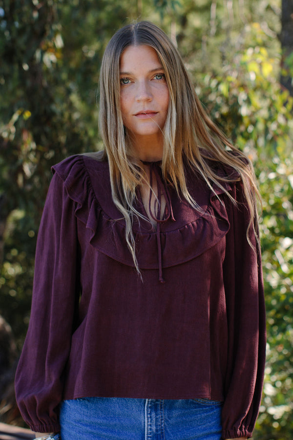 Linen Frannie Top
