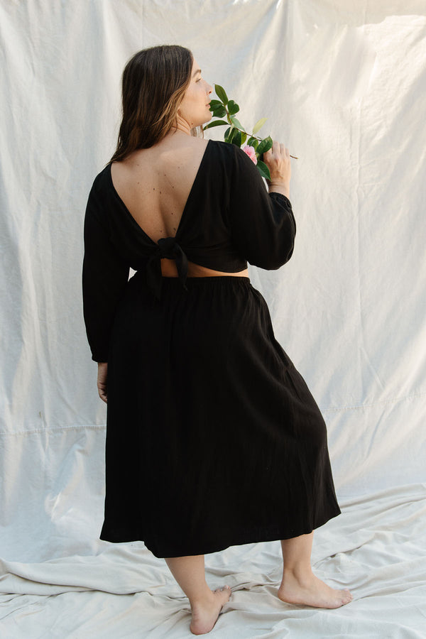 Linen Freya Top - Extended