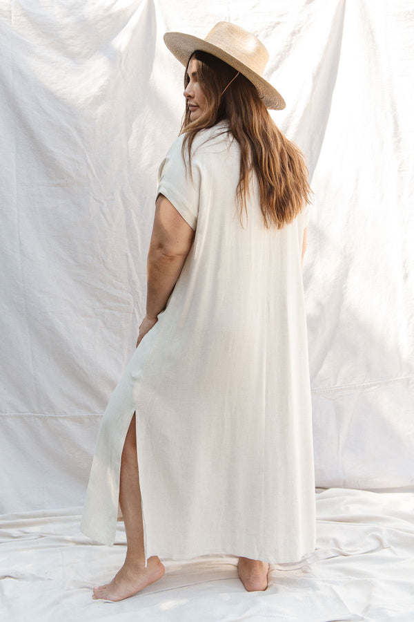 Linen Stella Dress - Extended