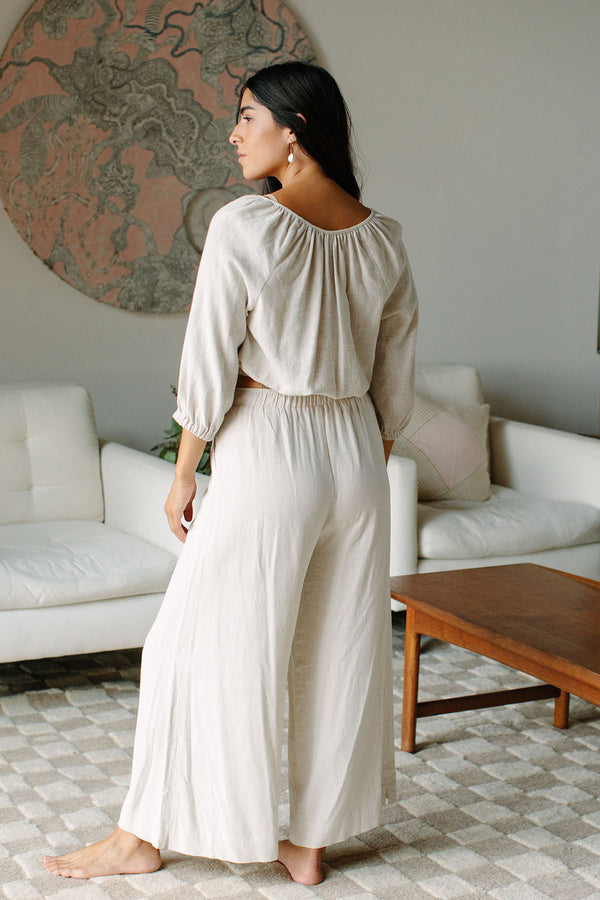 Linen Marie Top