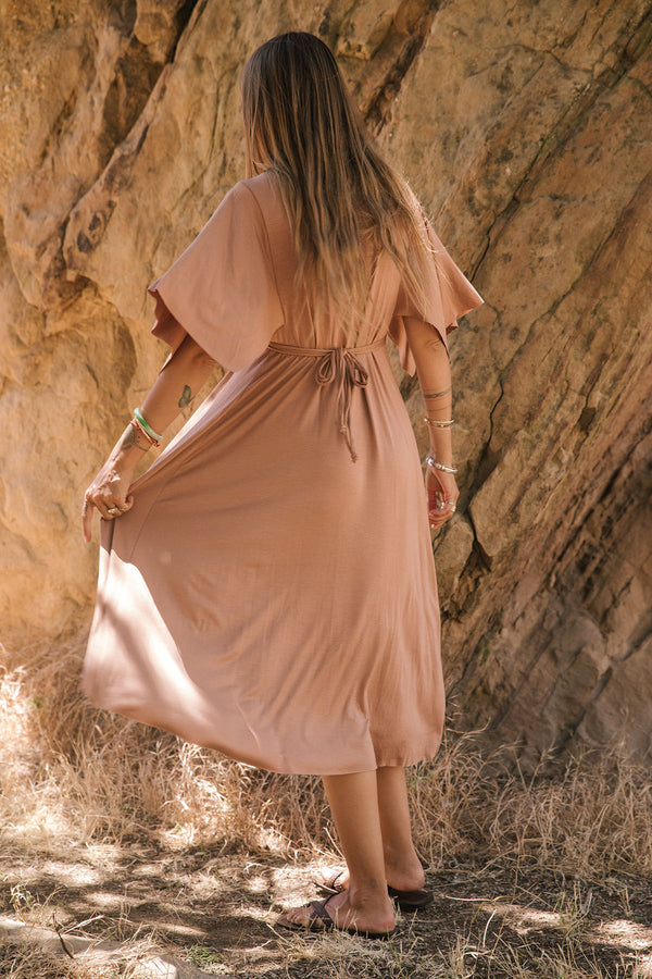Mid-Length Caftan Dress - Extended