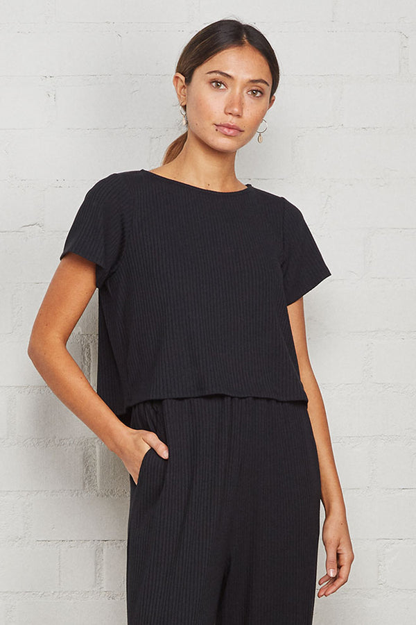 Cropped Rib Keith Top