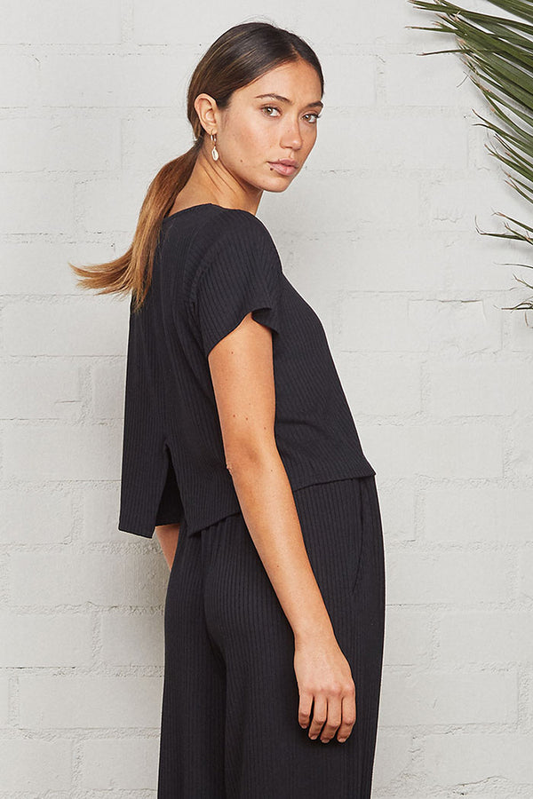 Cropped Rib Keith Top