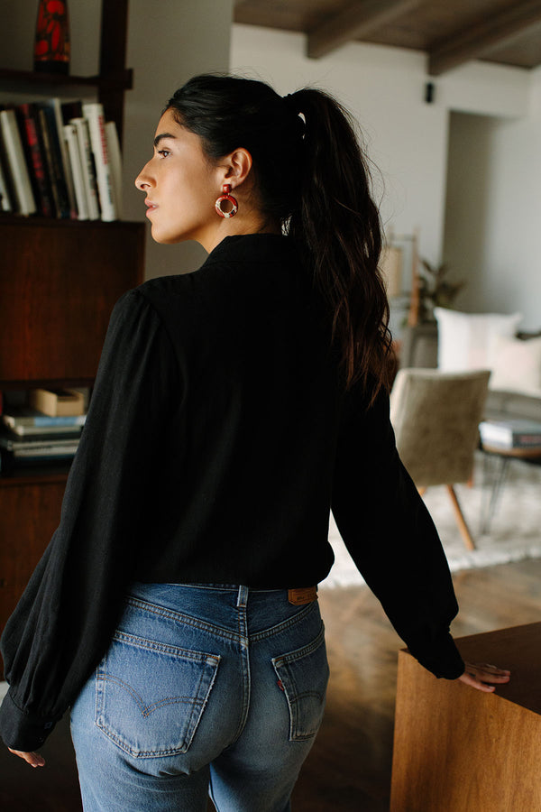 Linen Sanders Top