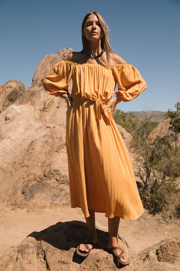 Shadow Stripe Leah Dress