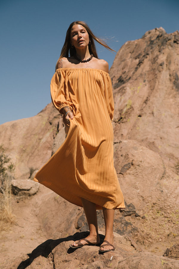 Shadow Stripe Leah Dress